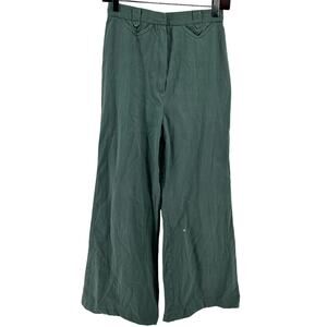 Vintage Selador Bell Bottoms 70s Corduroy Pants High Pocket Cotton Green 26x31